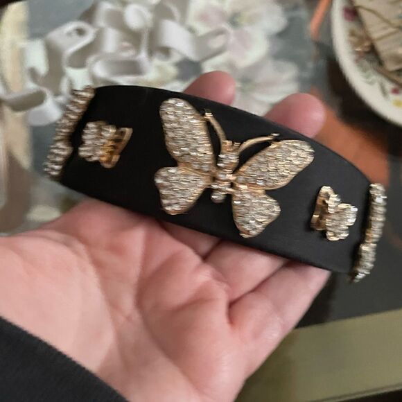 Butterfly bejeweled headband NWOT